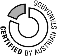 Konformitätszeichen „Certified by Austrian Standards“